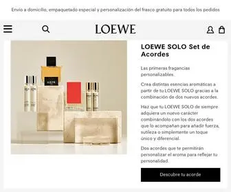 Perfumesloewe.com(Perfumes Loewe) Screenshot