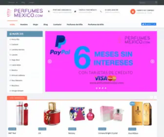 Perfumesmexico.com.mx(Perfumes México) Screenshot