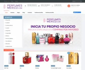 Perfumesmexico.com(Perfumes México) Screenshot