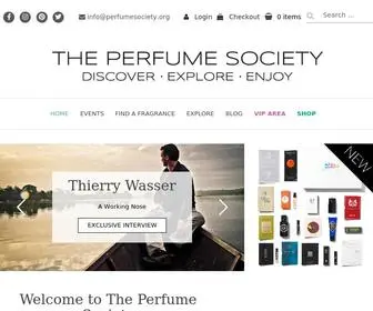 Perfumesociety.org(The Perfume Society) Screenshot