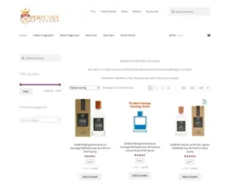 Perfumesoflondon.co.uk(Quality perfumes at sensible prices. We stock all the big brands) Screenshot