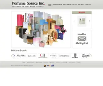 Perfumesourceinc.com(Perfumesourceinc) Screenshot