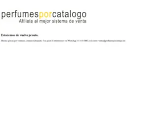 Perfumesporcatalogo.mx(Inicio) Screenshot