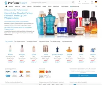 Perfumetrader.de(Parfümerie Onlineshop) Screenshot