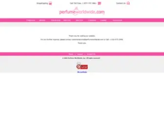 PerfumeWorldwide.com(Perfume Worldwide) Screenshot