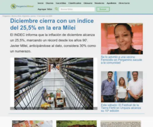 Pergaminovirtual.com.ar(Pergamino Virtual) Screenshot