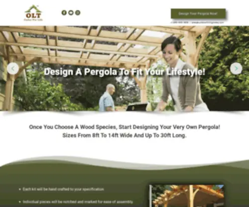 Pergola.com(Design A Pergola To Fit Your Lifestyle) Screenshot