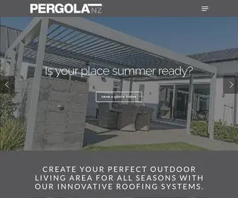 Pergolanz.co.nz(Pergola Awning Systems Auckland NZ) Screenshot