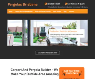 Pergolasbrisbane.com.au(Pergolas In Brisbane Qld Built By Pergolas Brisbane) Screenshot