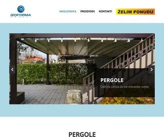 Pergole.hr(Pergole za terase) Screenshot