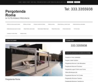 Pergotenda.cloud(Pergotenda Roma) Screenshot