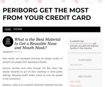 Periborg.com(Periborg Get the Most From Your Credit Card) Screenshot