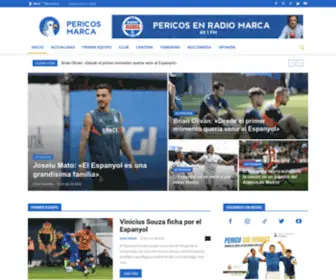 Pericos.es(Web de Referencia del RCD Espanyol de Barcelona) Screenshot