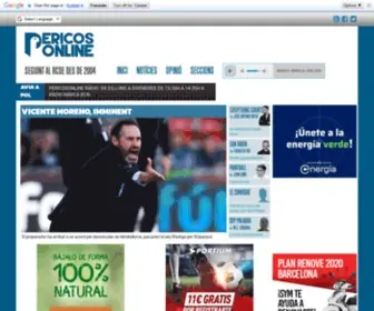 Pericosonline.com(Noticias del RCD Espanyol) Screenshot