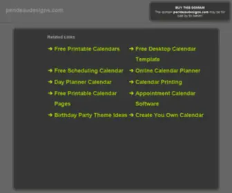 Perideaudesigns.com(Perideau Designs) Screenshot