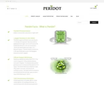 Peridot.com(Home of the Peridot Stone) Screenshot