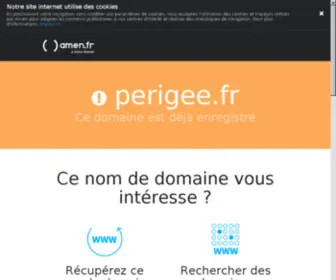 Perigee.fr(Site is down for maintenence) Screenshot