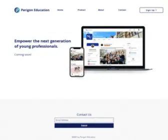 Perigoneducation.com(Perigon Education) Screenshot