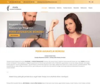 Perikavukatlikburosu.com(Perik Avukatlık Bürosu) Screenshot