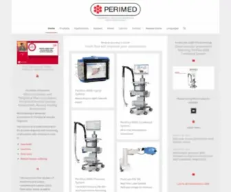 Perimed-Instruments.com(World-leading in instruments for Peripheral Vascular Diagnosis) Screenshot