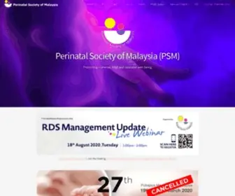 Perinatal-Malaysia.org(Perinatal Society of Malaysia (PSM)) Screenshot