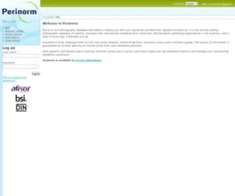 Perinorm.com(Perinorm Application) Screenshot
