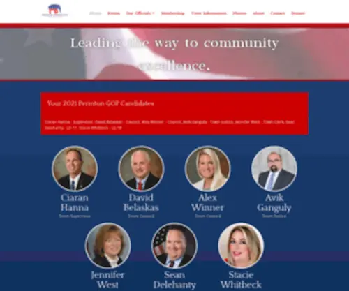 Perintongop.org(Your 2021 Perinton GOP Candidates Ciaran Hanna) Screenshot