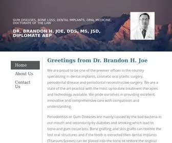 Perioart.com(JOE, DDS, MS, DIPLOMATE ABP) Screenshot