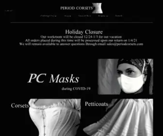 Periodcorsets.com(Period Corsets) Screenshot