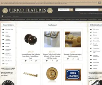 Periodfeatures.co.uk(Vintage Homeware & Traditional Hardware) Screenshot