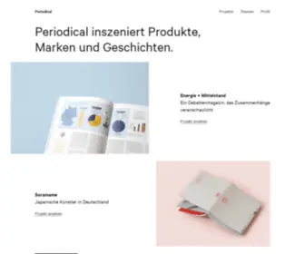 Periodical.de(Periodical inszeniert Produkte) Screenshot