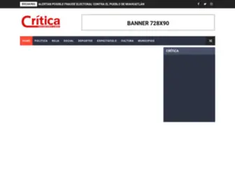 Periodicocritica.com(Critica) Screenshot