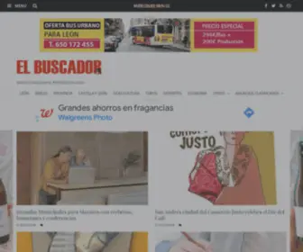 Periodicoelbuscador.com(Periódico de León) Screenshot