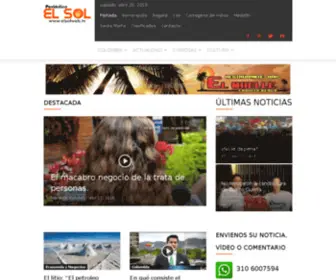 Periodicoelsol.net(ElSolWeb.tv Las noticias YA) Screenshot