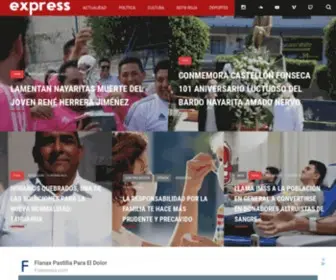 Periodicoexpress.com.mx(Periódico Express) Screenshot