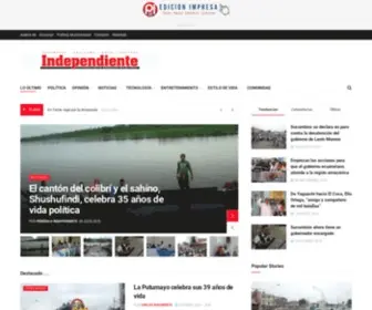 Periodicoindependiente.com(La fuerza de la Amazonia Ecuador) Screenshot