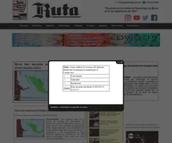 Periodicoruta.com(Periódico Ruta) Screenshot