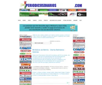 Periodicosdiariosbolivia.com(PERIODICOS Y DIARIOS DE BOLIVIA NOTICIAS AL INSTANTE) Screenshot
