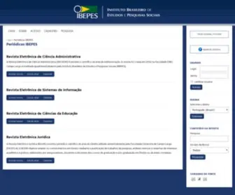 Periodicosibepes.org.br(Periódicos) Screenshot
