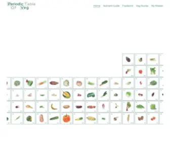 PeriodictableofVeg.com(Periodic Table of Veg) Screenshot