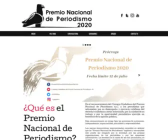 Periodismo.org.mx(Premio Nacional de Periodismo) Screenshot