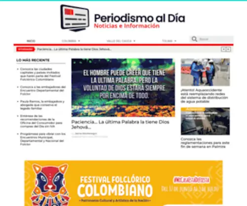 Periodismoaldia.com(PERIODISMO AL DÍA) Screenshot