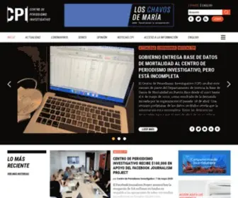 Periodismoinvestigativo.com(Centro de Periodismo Investigativo) Screenshot