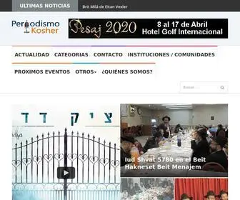 Periodismokosher.com.ar(Periodismo Kosher) Screenshot
