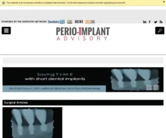 Perioimplantadvisory.com(Perio-Implant Advisory) Screenshot