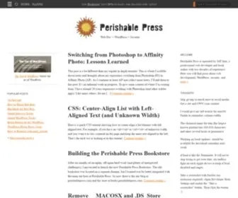 Perishablepress.com(Perishable Press) Screenshot
