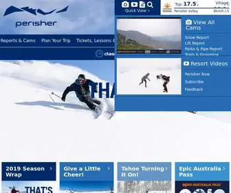 Perisher.com.au(Perisher Australia's Largest and Favourite Ski and Snowboard Resort) Screenshot