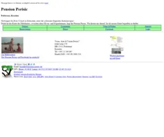 Perisic.com(Pension Perisic) Screenshot