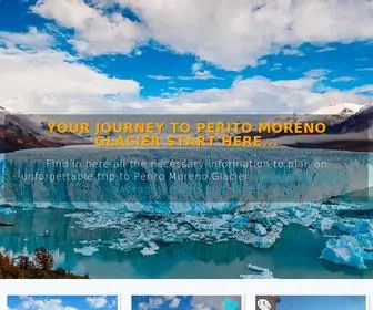 Peritomorenoglacier.com(Enjoy the best of the southern patagonia) Screenshot