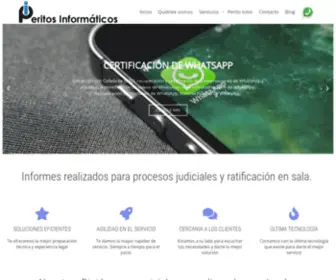 Peritos-Informaticos.com(Periciales informáticas) Screenshot